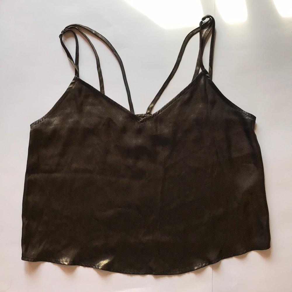 Gold tank top
